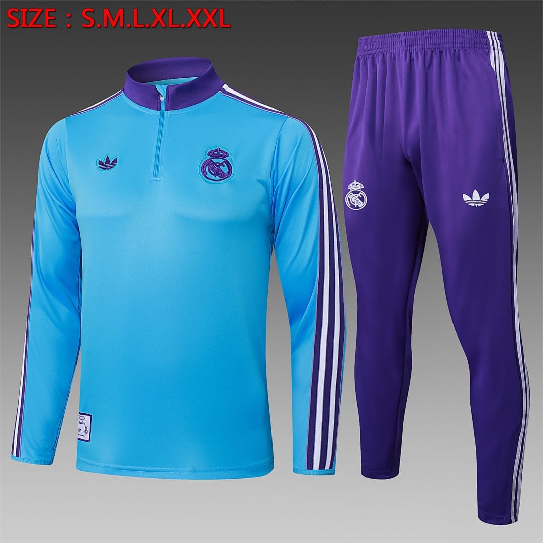 Real Madrid 25/26 Sudadera · Celeste