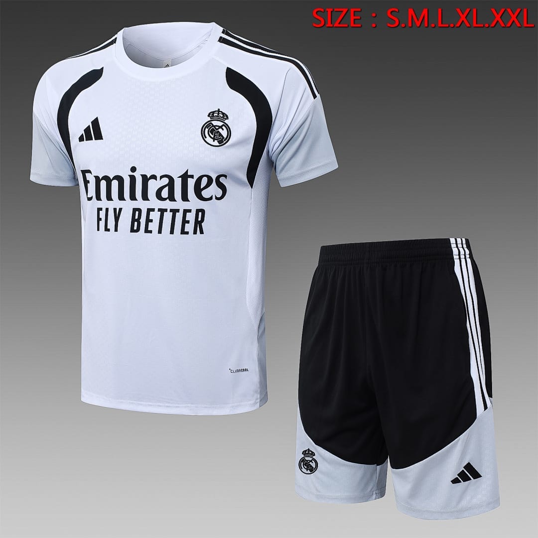 Real Madrid 26/27 Camiseta Entrenamiento · Blanco