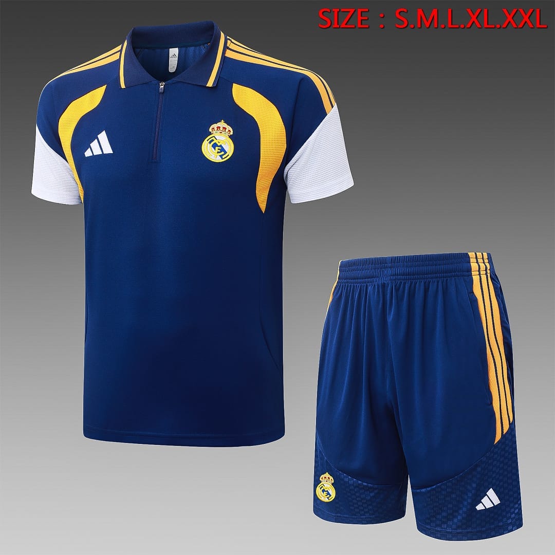 Real Madrid 26/27 Polo · Azul Rey