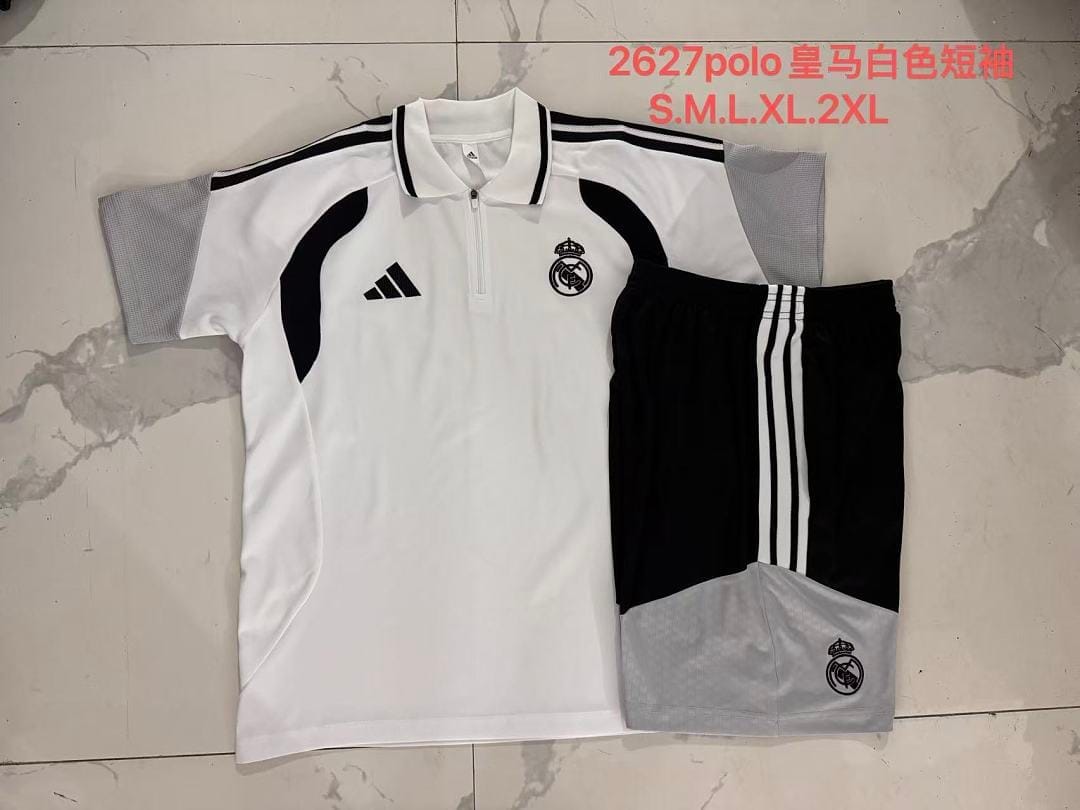 Real Madrid 26/27 Polo · Blanco