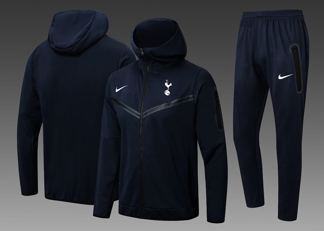 Tottenham 24/25 Chaqueta con Capucha · Azul Rey