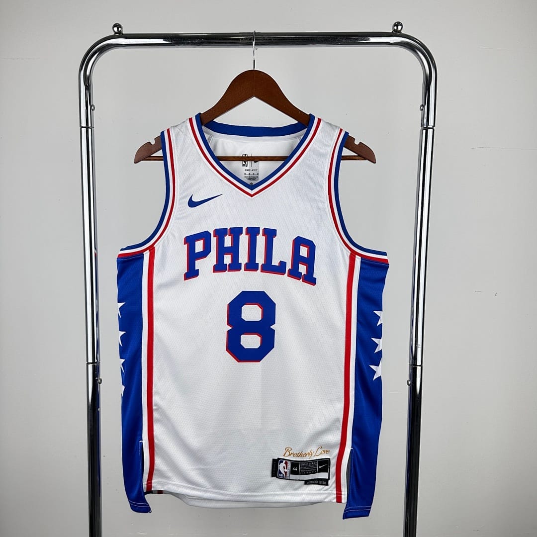 76ers 22/23 Local Blanco