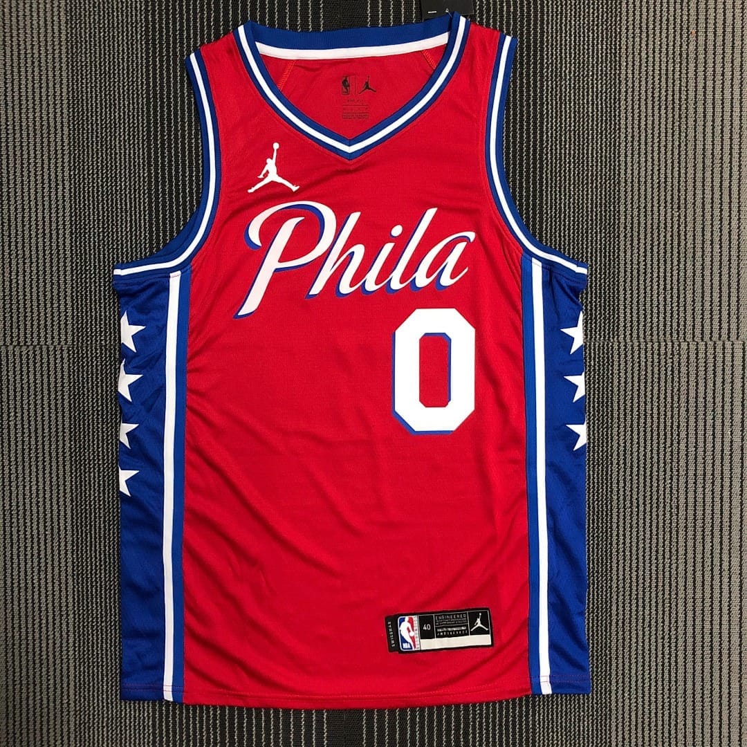 76ers Edición Jordan Limitada Rojo