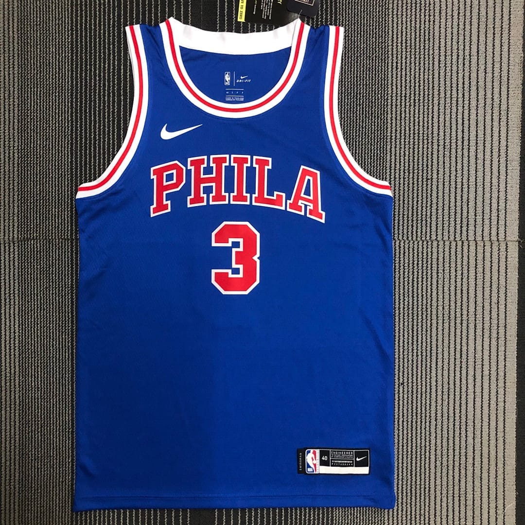 76ers Retro Azul Cuello Redondo