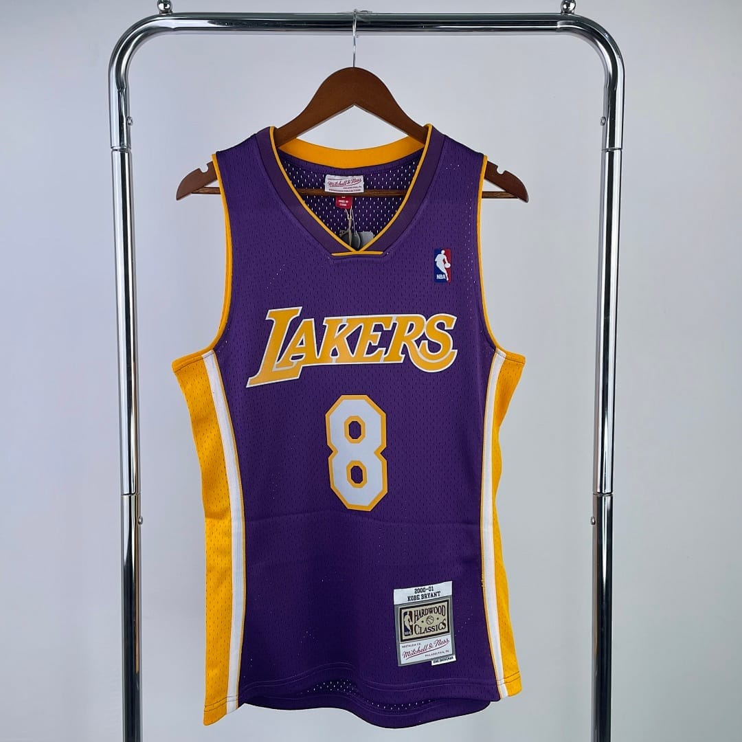 Lakers 00/01 Retro Mitchell & Ness Morado Cuello V
