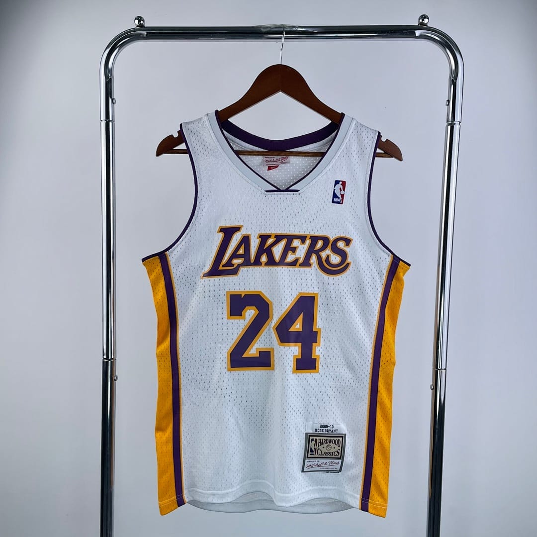 Lakers 09/10 Retro Mitchell & Ness Blanco Cuello V
