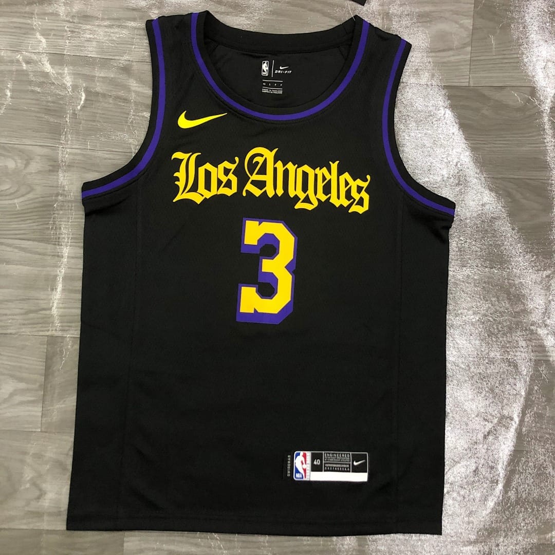 Lakers Noche Latina Negro Cuello Redondo