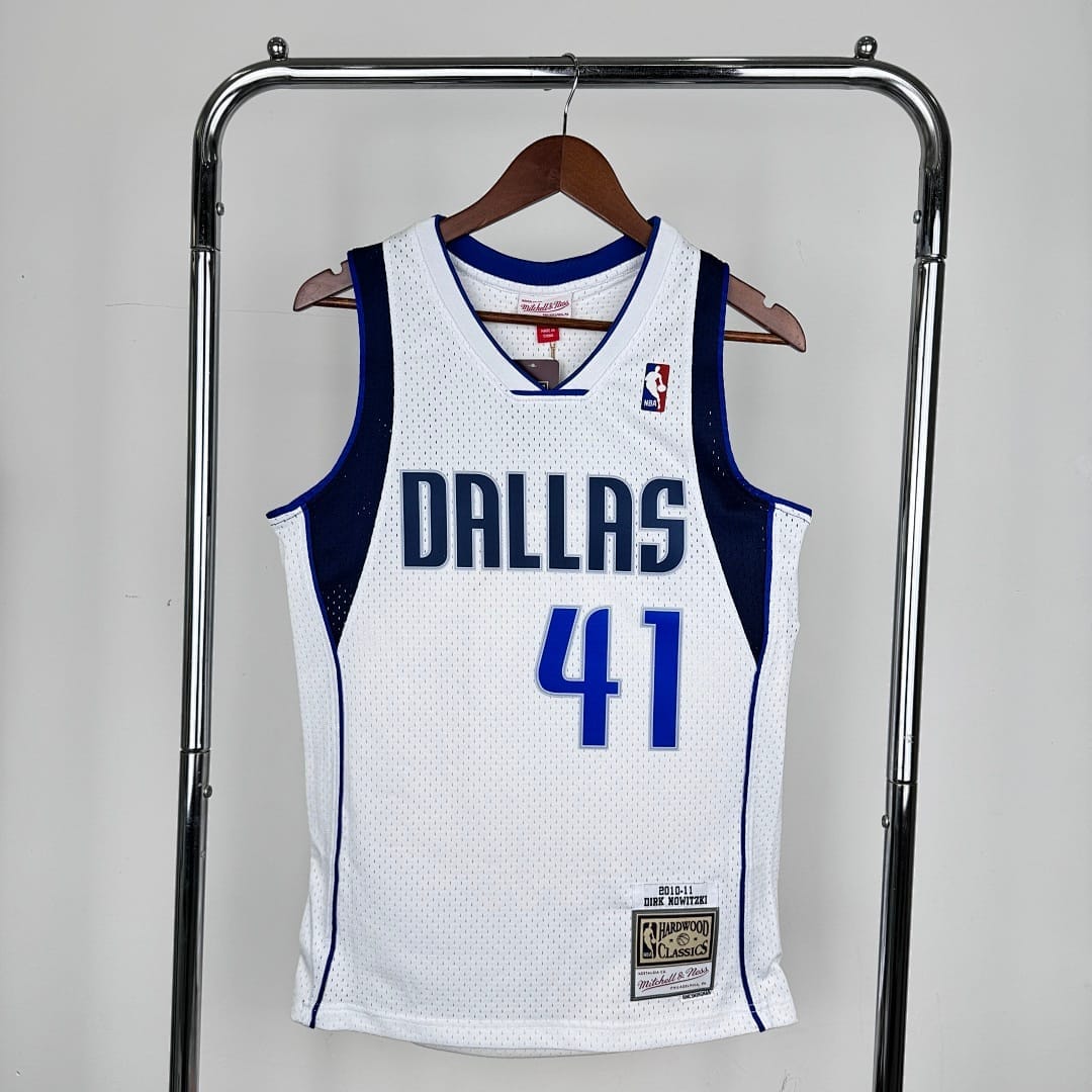Mavericks 10/11 Retro Mitchell & Ness Blanco