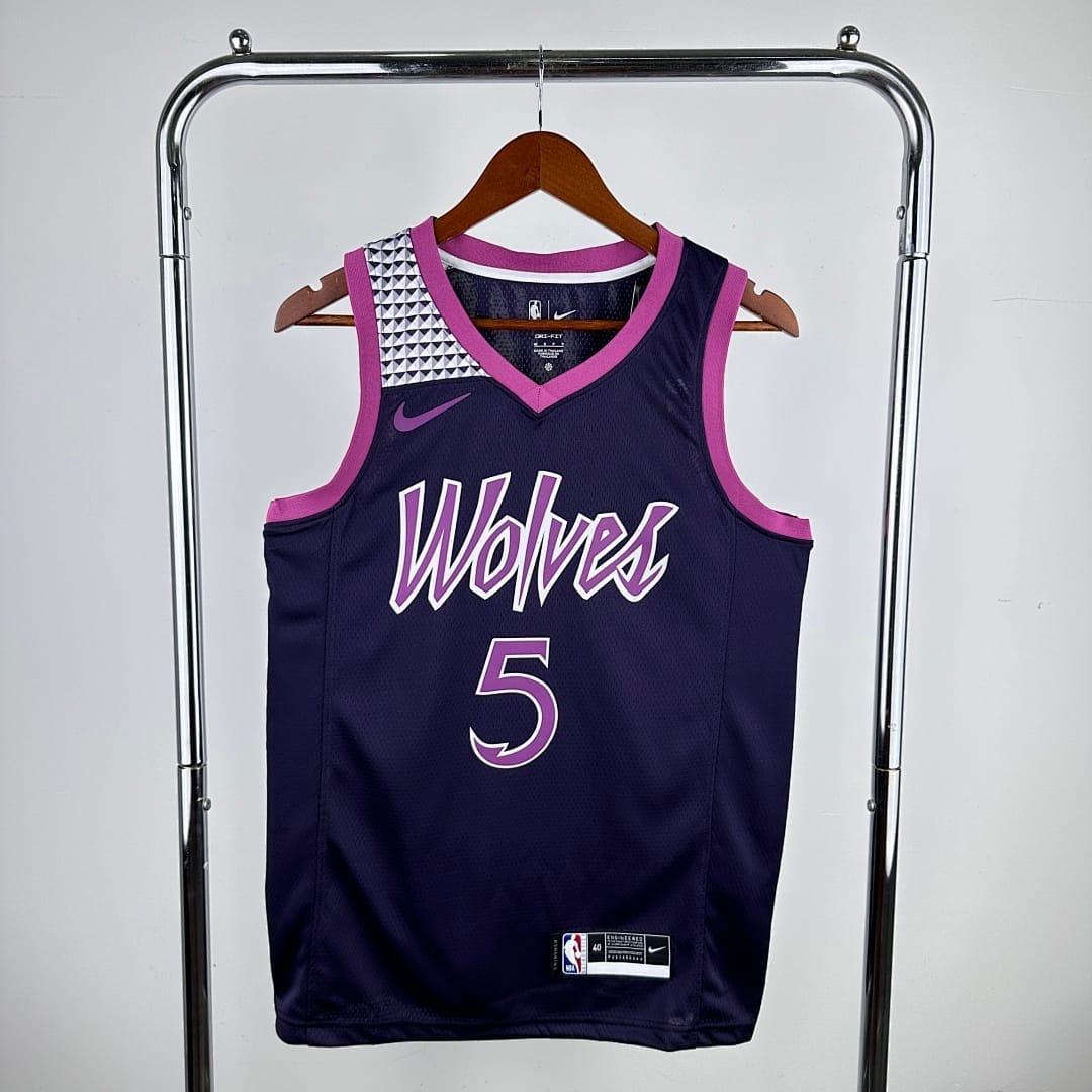 Timberwolves Morado Negro