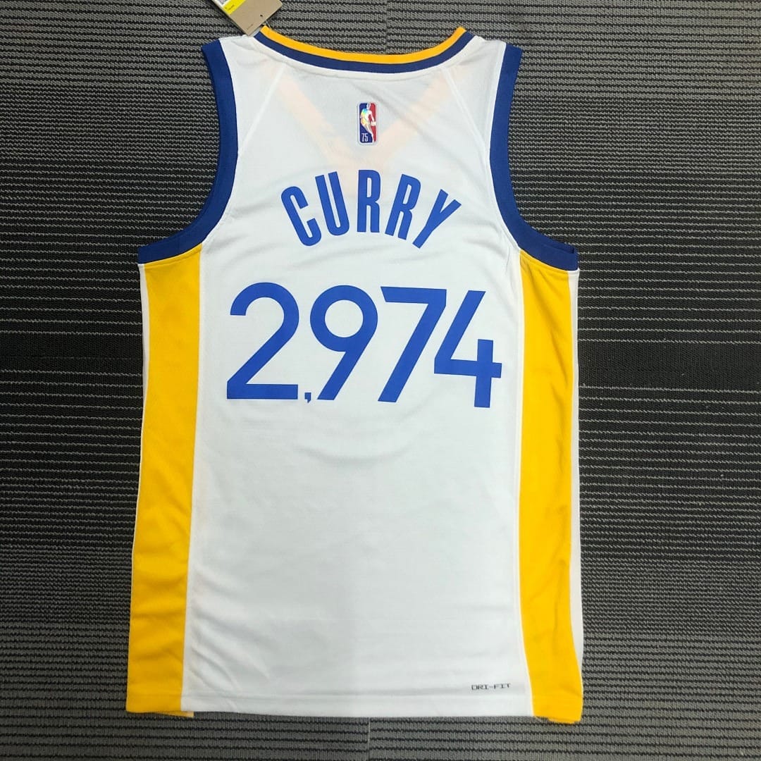 Warriors Aniversario Blanco Cuello V Curry