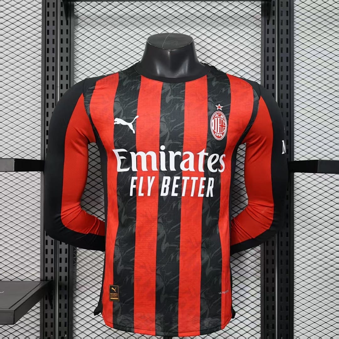 AC Milan 25/26 Local Manga Larga