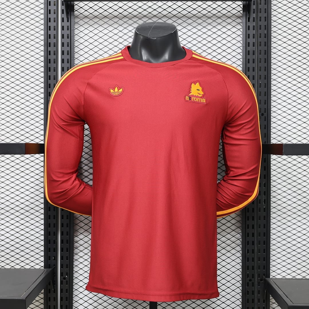 AS Roma 2026 Retro Casual Manga Larga