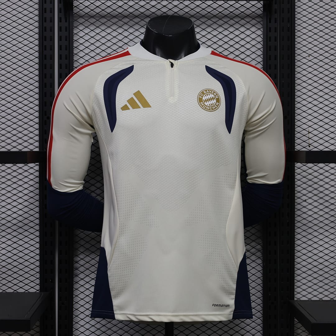 Bayern Múnich 2026 Blanco Manga Larga