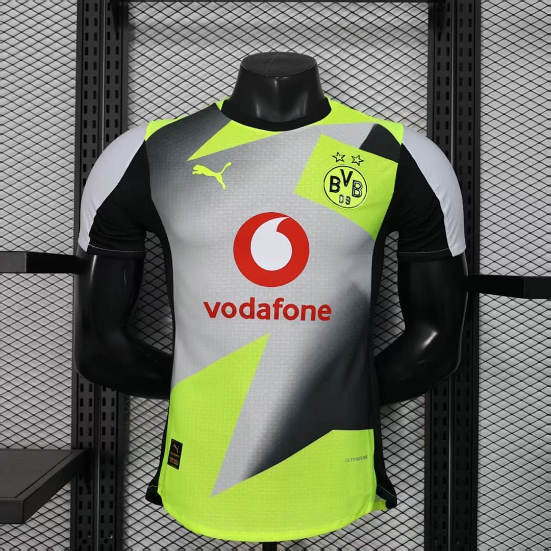 Borussia Dortmund 25/26 Tercera Equipación Verde Fluorescente