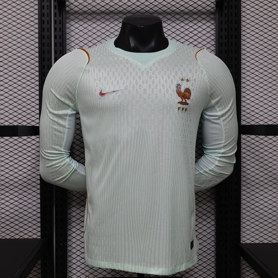Francia 2026 Visitante con Estrellas y F Bordada Manga Larga
