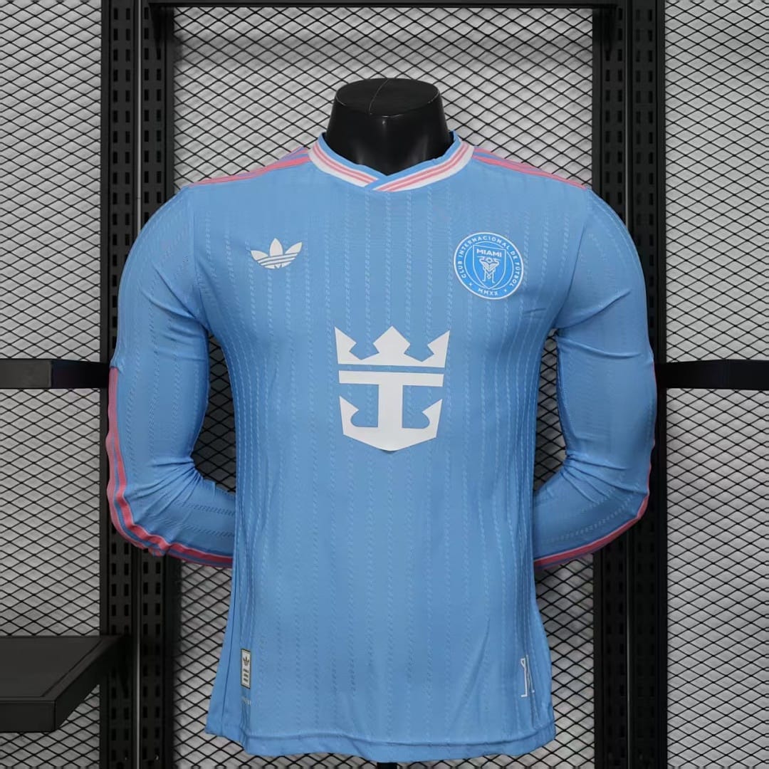 Inter Miami Tercera Equipación Manga Larga · Diseño 1