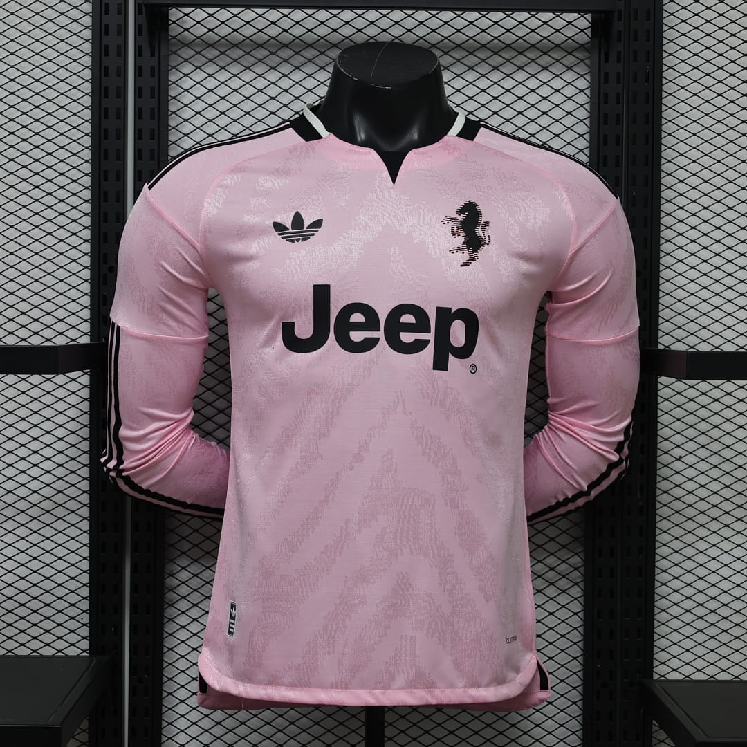 Juventus 26/27 Visitante Rosa Manga Larga
