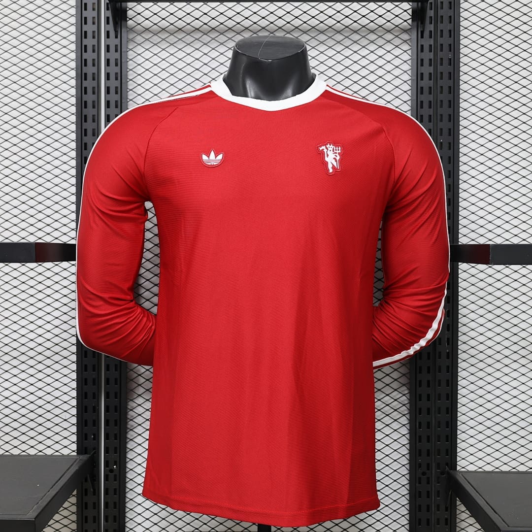 Manchester United 2026 Retro Casual Manga Larga