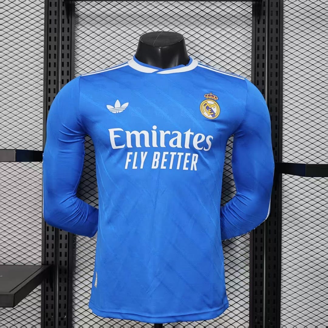 Real Madrid Tercera Equipación Manga Larga