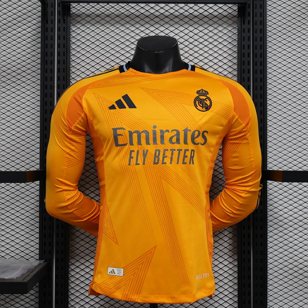Real Madrid Visitante Manga Larga · Diseño 2