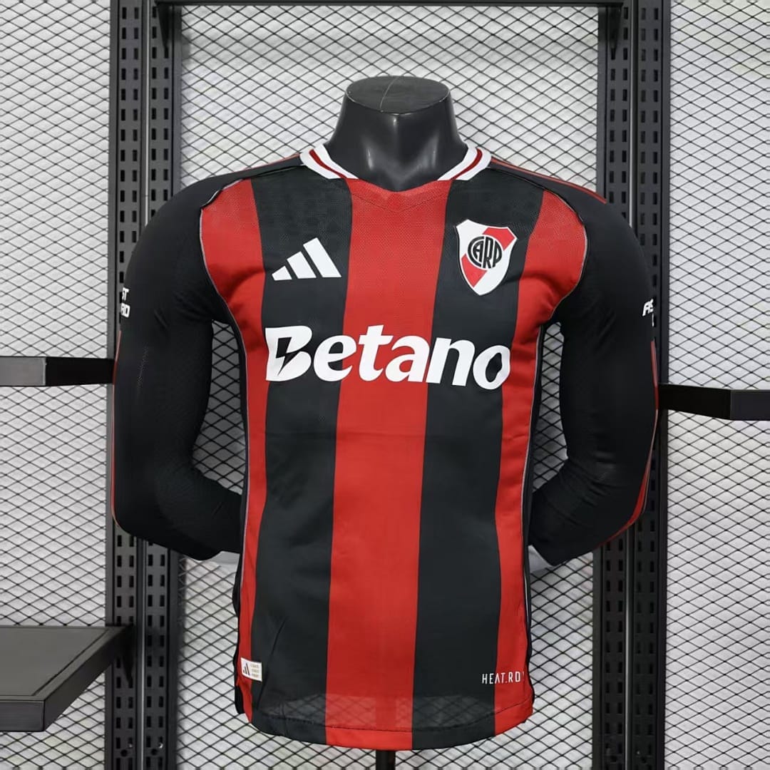 River Plate Rojo y Negro Manga Larga